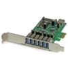 StarTech.com 7-Port PCI Express USB 3.0 Card - Standard and Low-Profile Design