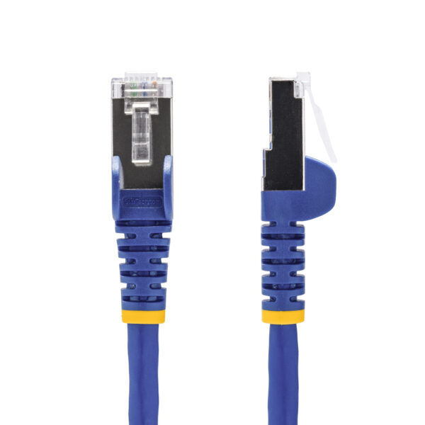 StarTech.com 3m Blue CAT8 Ethernet Cable, Snagless RJ45, 25G/40G, 2000MHz, 100W PoE++, S/FTP, 26AWG Pure Bare Copper Wire, LSZH, Shielded Network Patch Cord w/Strain Reliefs, Individually Tested