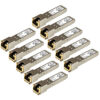 StarTech.com Cisco GLC-T Compatible SFP Transceiver Module - 1000BASE-T - 10 Pack~Cisco GLC-T Compatible SFP Module (10 Pack) - 1000BASE-T - SFP to RJ45 Cat6/Cat5e - 1GE Gigabit Ethernet SFP - RJ-45 100m - Cisco Firepower, ASR920, IE2000