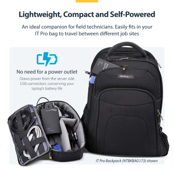 StarTech.com KVM Console to USB 2.0 Portable Laptop Crash Cart Adapter