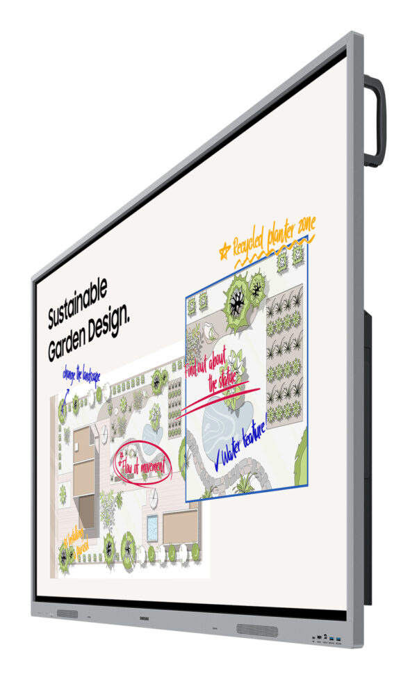 Samsung WE65FX interactive whiteboard 165.1 cm (65") 3840 x 2160 pixels Grey HDMI