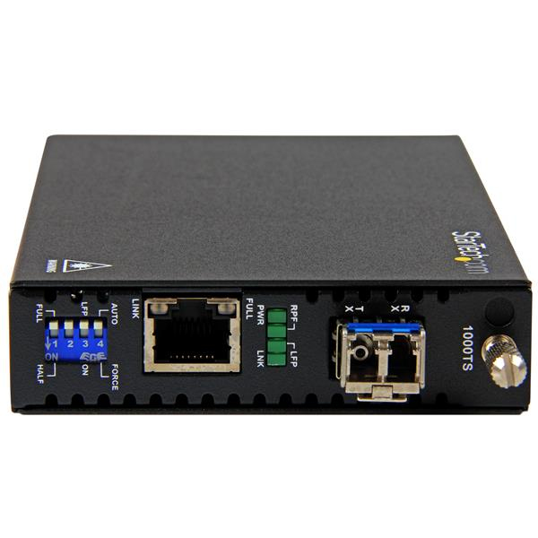 StarTech.com Gigabit Ethernet Copper-to-Fiber Media Converter - SM LC - 20 km