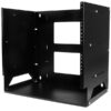 StarTech.com Wall-Mount Server Rack with Built-in Shelf - Solid Steel - 8U
