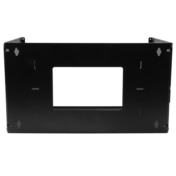 StarTech.com Wall-Mount Server Rack with Built-in Shelf - Solid Steel - 4U