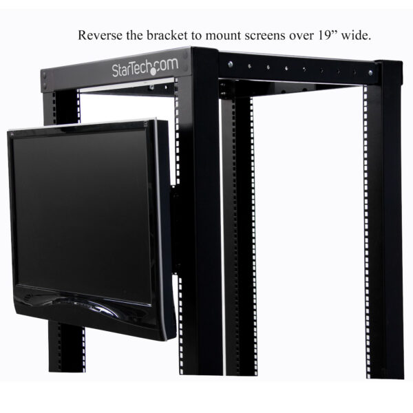 StarTech.com Universal VESA LCD Monitor Mounting Bracket for 19in Rack or Cabinet