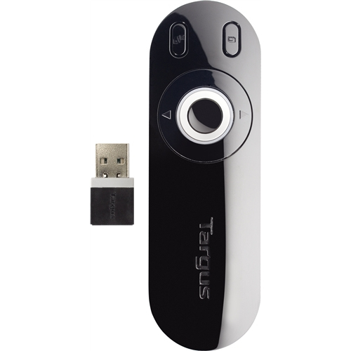 Targus Laser Presentation Remote wireless presenter Black, Grey