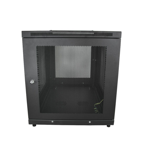 StarTech.com 4-Post 12U Server Rack Cabinet, Lockable 19" Data Rack Cabinet for Computer / AV / IT Equipment, Office / Home Network Rack with Casters & Adjustable Mounting Rails
