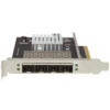 StarTech.com Quad Port 10G SFP+ Network Card - Intel XL710 Open SFP+ Converged Adapter - PCIe 10 Gigabit Ethernet Server NIC - 10GbE Fiber Optic LAN Card - Dell PowerEdge HPE ProLiant