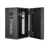 StarTech.com 4-Post 18U Wall Mount Network Cabinet with 1U Shelf, 19" Hinged Wall-Mounted Server Rack for Data / AV / Electronics / Computer Equipment, Flexible Vented Rack Enclosure