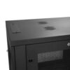 StarTech.com 2-Post 6U Wall Mount Network Cabinet with 1U Shelf, 19" Wall-Mounted Server Rack for Data / Networking / AV / Electronics / Computer Equipment, Small Vented Rack Enclosure