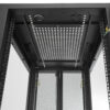 StarTech.com 4-Post 25U Server Rack Cabinet, Lockable 19" Data Rack Cabinet for Computer / AV / IT Equipment, Office / Home Network Rack with Casters & Adjustable Mounting Rails