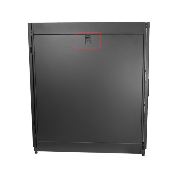 StarTech.com 4-Post 25U Server Rack Cabinet, Lockable 19" Data Rack Cabinet for Computer / AV / IT Equipment, Office / Home Network Rack with Casters & Adjustable Mounting Rails