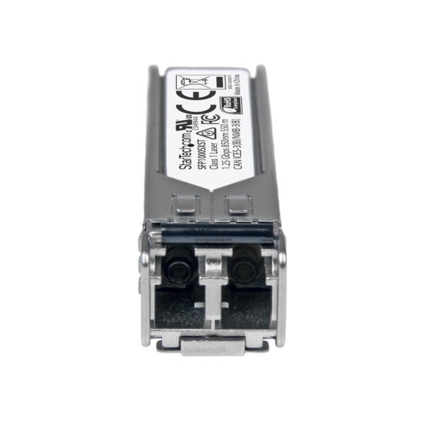 StarTech.com MSA Compliant SFP Transceiver Module - 1000BASE-SX~MSA Uncoded SFP Module - 1000BASE-SX - 1GbE Multi Mode Fiber (MMF) Optic Transceiver - 1GE Gigabit Ethernet SFP - LC 550m - 850nm - DDM