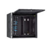 StarTech.com 4-Post 12U Wall Mount Network Cabinet with 1U Shelf, 19" Hinged Wall-Mounted Server Rack for Data / AV / Electronics / Computer Equipment, Flexible Vented Rack Enclosure