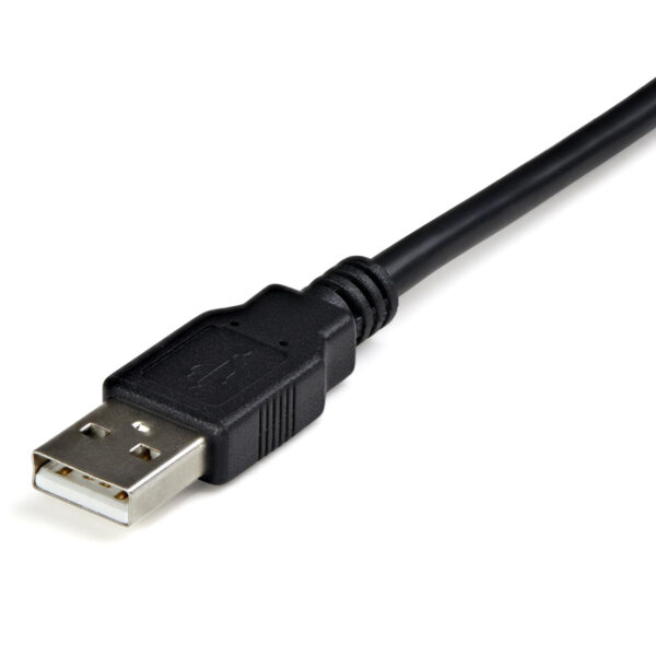 StarTech.com 6ft (1.8m) 1-Port Professional RS422/485 USB Serial Cable Adapter with COM Retention, USB to RS422 Adapter - TAA