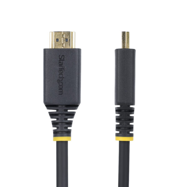 StarTech.com 30cm (1ft) High Speed HDMI Cable, 4K 60Hz/1440p 144Hz, HDR10/HDCP 2.2/ARC, 18Gbps, UHD HDMI 2.0 Cord for TV/Monitor/Display, TPE Jacket