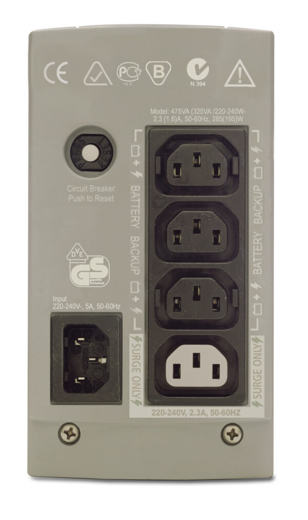 APC Back-UPS CS 325 w/o SW uninterruptible power supply (UPS) 0.325 kVA 210 W