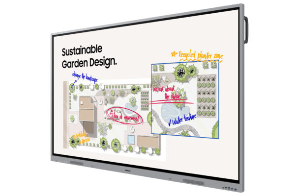 Samsung WE65FX interactive whiteboard 165.1 cm (65") 3840 x 2160 pixels Grey HDMI