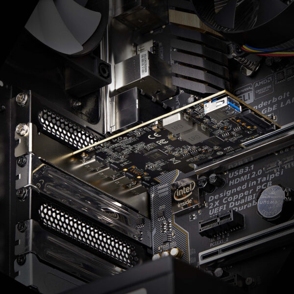 StarTech.com 5-Port USB PCIe Card, USB 3.2 10Gbps, PCI Express Card with 4x USB-C Ports, 1x USB-A Internal Port, USB PCIe Controller Card, Windows/macOS/Linux