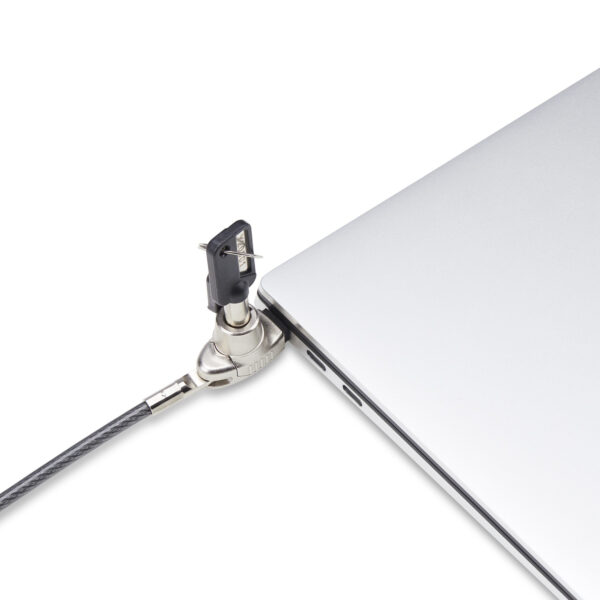 StarTech.com Slim Lock Noble Wedge® Slot Compatible, 5ft (1.5m) Locking Cable, Desk Anti-Theft Security For Laptop/Notebook, Cut-Resistant Steel Cable, Keyed Lock