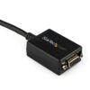 StarTech.com DisplayPort to VGA Adapter - Active DP to VGA Converter - 1080p Video - DisplayPort Certified - DP/DP++ Source to VGA Monitor Cable Adapter Dongle - Latching DP Connector