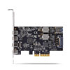 StarTech.com 5-Port USB PCIe Card, USB 3.2 10Gbps, PCI Express Card with 4x USB-C Ports, 1x USB-A Internal Port, USB PCIe Controller Card, Windows/macOS/Linux
