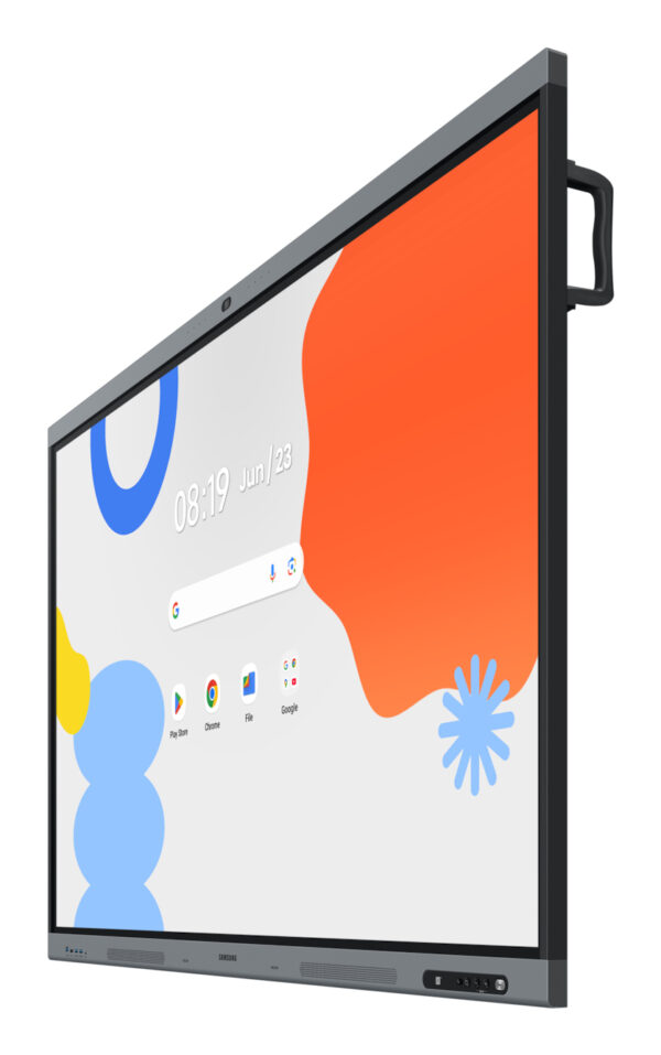 Samsung LH65WAFPLGC interactive whiteboard 165.1 cm (65") 3840 x 2160 pixels Touchscreen Black, Grey