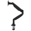 StarTech.com Desk Mount Monitor Arm - Heavy Duty Ergonomic VESA Monitor Arm - Single 9kg Display - Full Motion, Height Adjustable, Articulating - Aluminum - C-Clamp/Grommet- Black
