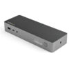 StarTech.com Universal Laptop Docking Station, Hybrid USB-C & USB-A Dock, Dual 4K DP & HDMI, 100W PD, Mac / Windows / Chrome OS, 4x USB 5Gbps Hub, GbE