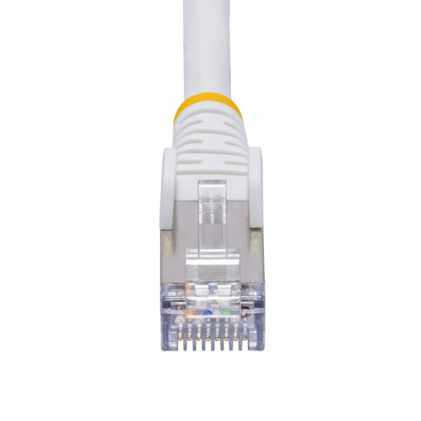 StarTech.com 3m White CAT8 Ethernet Cable, Snagless RJ45, 25G/40G, 2000MHz, 100W PoE++, S/FTP, 26AWG Pure Bare Copper Wire, LSZH, Shielded Network Patch Cord w/Strain Reliefs, Individually Tested