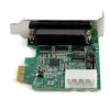 StarTech.com 4-port PCI Express RS232 Serial Adapter Card - PCIe RS232 Serial Host Controller Card - PCIe to Serial DB9 - 16950 UART - Low Profile Expansion Card - Windows/Linux - TAA