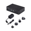 StarTech.com 2-Port DisplayPort KVM Switch, 4K 60Hz, DP 1.2, EDID Management, 2-Port USB 3.0 Hub, 4x USB HID Ports, TAA Compliant
