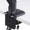 StarTech.com Crossbar Triple Monitor Desk Mount For Up To Three 27in Screens, VESA 75x75/100x100, Tool-Less Arm Adjustments, C-Clamp/Grommet, Spring-Assisted Arm