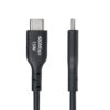 StarTech.com 3ft (1m) USB-A to USB-C Charging Cable, Charge & Sync, 3A, USB 2.0, TPE Jacket - Black USB Charging Cord