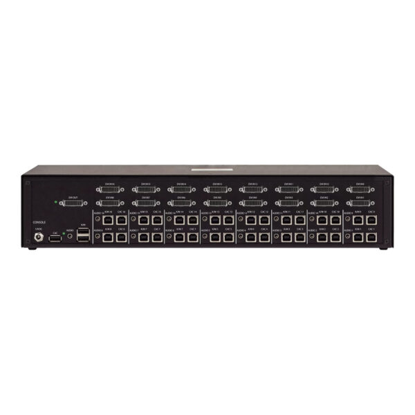 StarTech.com Secure 16-Port KVM Switch, DVI, NIAP 4.0 Desktop KVM, Metal Housing, CAC Port, Made in the USA
