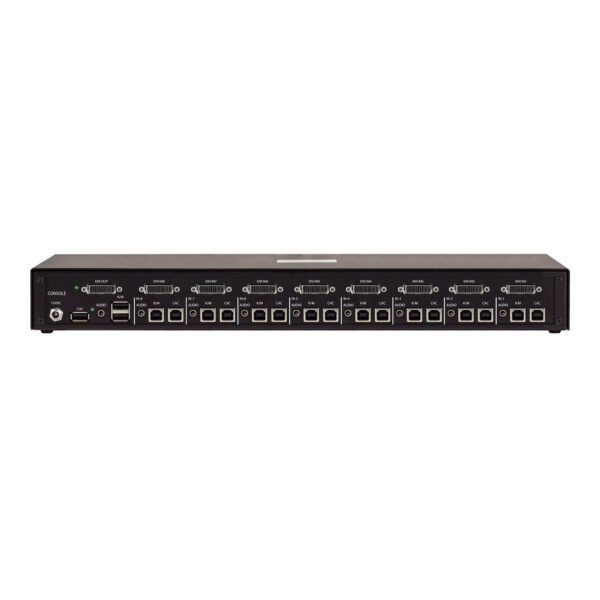 StarTech.com Secure 8-Port DVI KVM Switch, NIAP 4.0 Desktop KVM, Metal Housing, CAC Port, Made in the USA