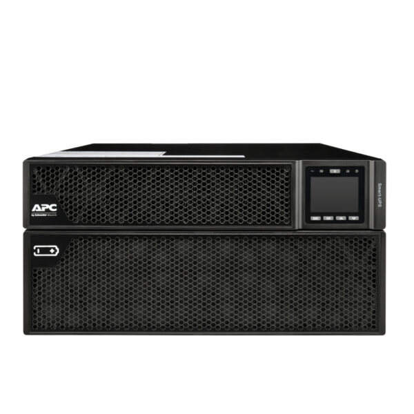 APC Smart-UPS On-Line, 8kVA/8kW, Rack/Tower, 230V, 2x IEC C13+1x IEC C19+Hard wire 3-wire (H+N+E) outlets, Network Card, W/O rail kit