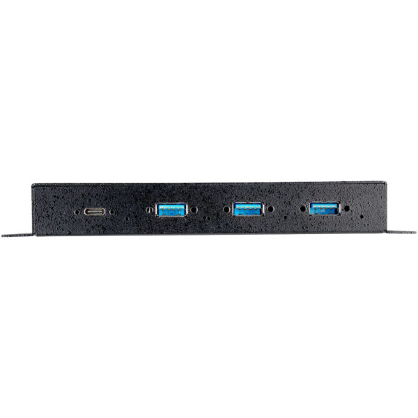 StarTech.com 4 Port USB C Hub 10Gbps - Metal Industrial USB Type-C Hub w/ 3xUSB-A & 1xUSB-C - ESD & Surge Protection - USB-C or USB-A Host - Self-Powered Mountable USB 3.2/3.1 Gen 2 Hub~4-Port USB C Hub 10Gbps - Metal Industrial USB Type-C Hub w/ 3xUSB-A & 1xUSB-C - ESD & Surge Protection - USB-C or USB-A Host - Self-Powered Mountable USB 3.2 Gen 2 Hub
