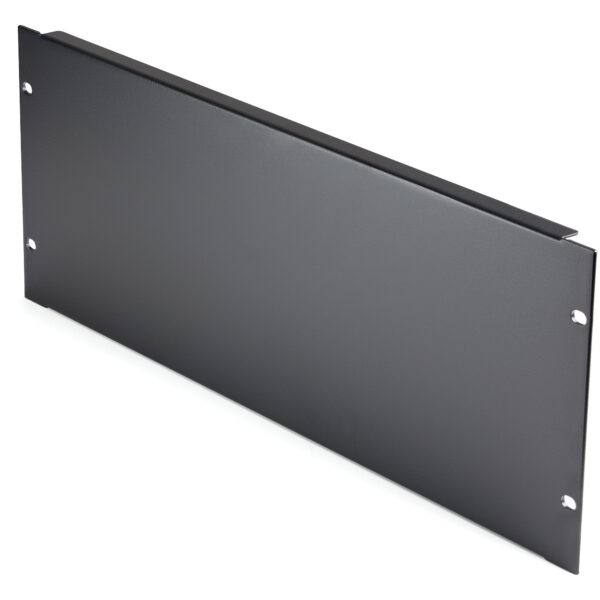 StarTech.com 4U Blank Panel for 19 inch Rack, Enclosures & Cabinets, Rack Mount Blanking Panel for Server/Network Racks, 4RU Rack Filler, Solid Panel, Steel