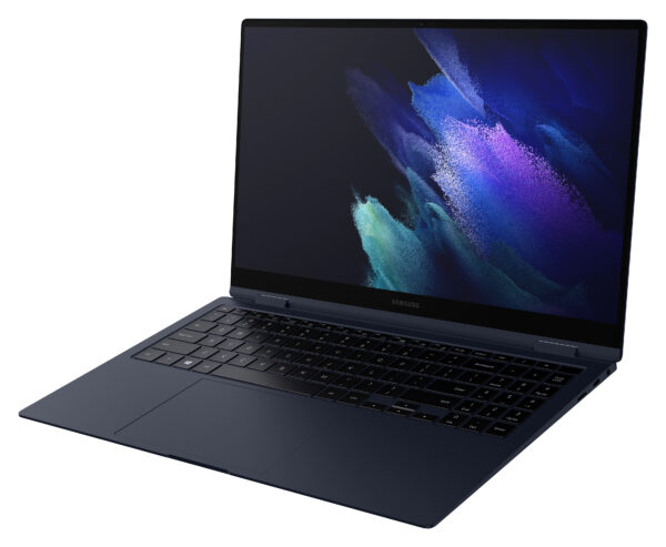 Samsung Galaxy Book Pro 360 NP950QDB-KB4UK laptop Intel® Core™ i7 i7-1165G7 Hybrid (2-in-1) 39.6 cm (15.6") Touchscreen Full HD 16 GB LPDDR4x-SDRAM 512 GB SSD Wi-Fi 6 (802.11ax) Windows 11 Home Navy