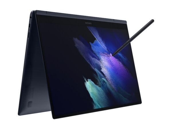 Samsung Galaxy Book Pro 360 NP950QDB-KB4UK laptop Intel® Core™ i7 i7-1165G7 Hybrid (2-in-1) 39.6 cm (15.6") Touchscreen Full HD 16 GB LPDDR4x-SDRAM 512 GB SSD Wi-Fi 6 (802.11ax) Windows 11 Home Navy