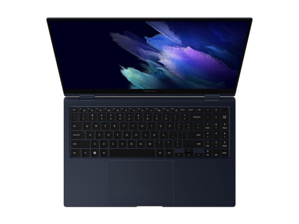 Samsung Galaxy Book Pro 360 NP950QDB-KB4UK laptop Intel® Core™ i7 i7-1165G7 Hybrid (2-in-1) 39.6 cm (15.6") Touchscreen Full HD 16 GB LPDDR4x-SDRAM 512 GB SSD Wi-Fi 6 (802.11ax) Windows 11 Home Navy