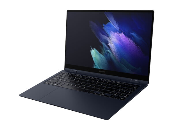 Samsung Galaxy Book Pro 360 NP950QDB-KB4UK laptop Intel® Core™ i7 i7-1165G7 Hybrid (2-in-1) 39.6 cm (15.6") Touchscreen Full HD 16 GB LPDDR4x-SDRAM 512 GB SSD Wi-Fi 6 (802.11ax) Windows 11 Home Navy