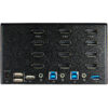 StarTech.com 2 Port Quad Monitor DisplayPort KVM Switch - 4K 60Hz UHD HDR - Desktop 4K DP 1.2 KVM with 2 Port USB 3.0 Hub (5Gbps) & 4x USB 2.0 HID Ports, Audio - Hotkey Switching - TAA