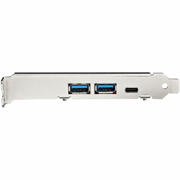 StarTech.com 5-Port USB PCIe Card - 10Gbps USB 3.1 Gen 2 PCIe Card w/ 1x USB-C & 2x USB-A - 1x 2 Port IDC (Internal 5Gbps USB Header Expansion) - USB C PCI Express Controller Card