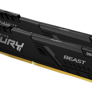 Kingston Technology FURY Beast 32GB 3200MT/s DDR4 CL16 DIMM (Kit of 2) Black