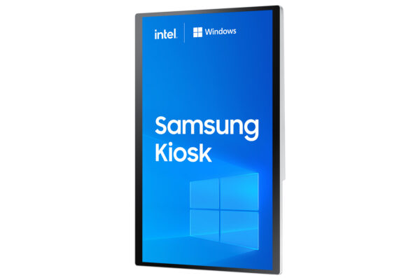 Samsung KM24C-C Kiosk design 61 cm (24") LED 250 cd/m² Full HD White Touchscreen Built-in processor Windows 10 IoT Enterprise 16/7