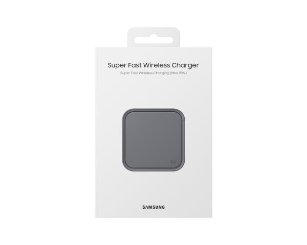 Samsung EP-P2400TBEGGB mobile device charger Smartphone Grey USB Wireless charging Fast charging Indoor