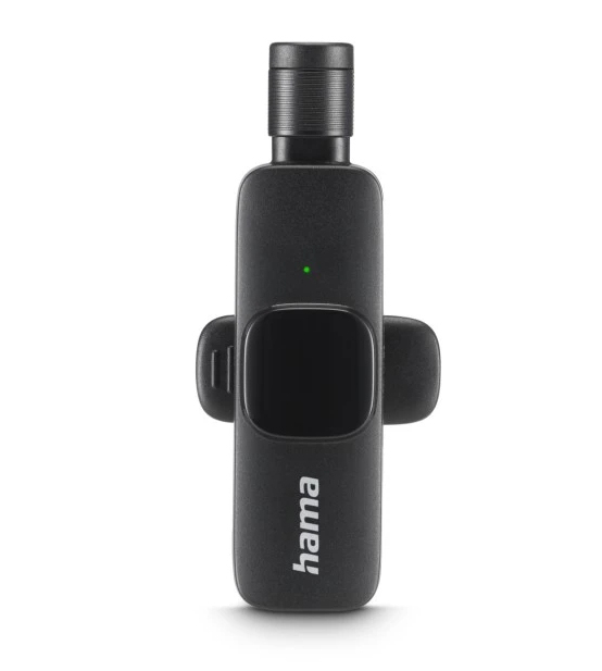 Hama Smart Wireless Black Lavalier/Lapel microphone