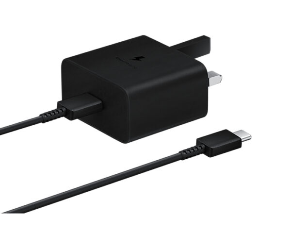 Samsung 15W Adaptive Fast Charger (with C to C Cable) Smartphone Black USB Fast charging Indoor